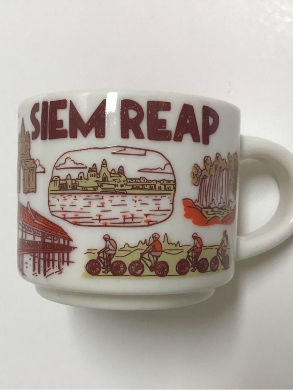 Starbucks Siem Reap Cambodia Mini Espresso Mug 2 oz Been There Series Ornament